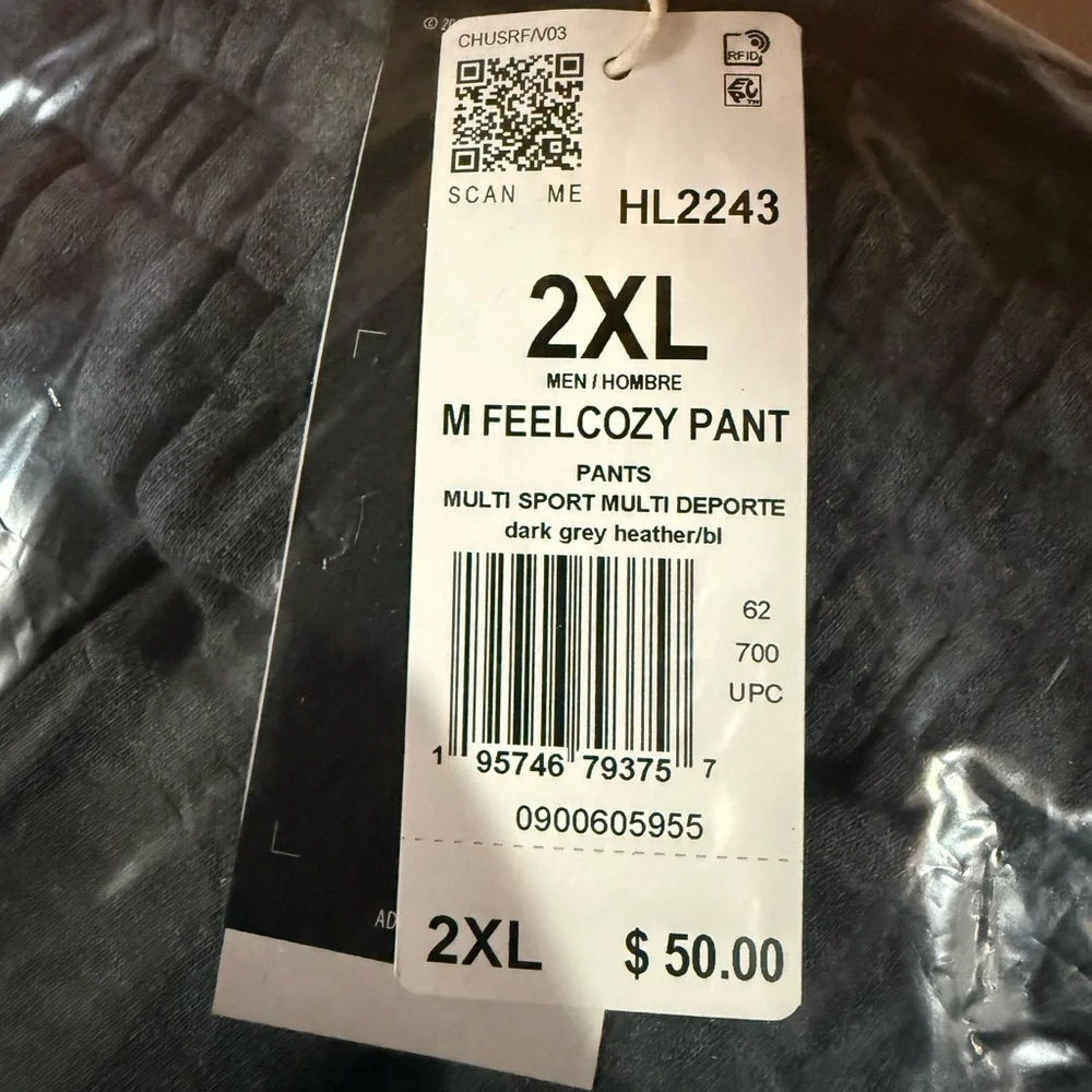 Adidas Men's Charcoal Joggers
